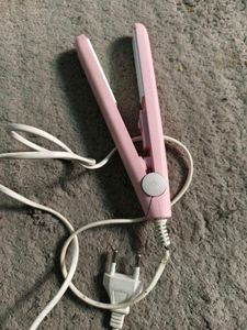 Pink Mini Hair Straightener with Case