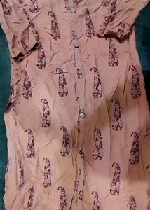 Pink Paisley Print Tunic
