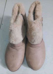 Fuzzy Ankle Boots