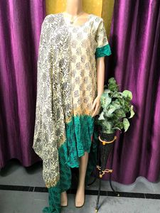 Bohemian Maxi Kurti with Dupatta