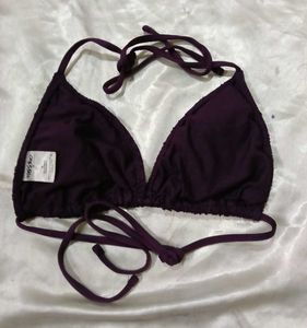 Stylish Purple Bikini Top