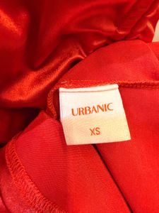 URBANIC Red Bodycon Mini Dress
