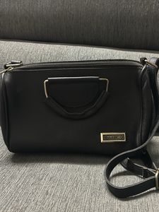 Black Leather Handbag