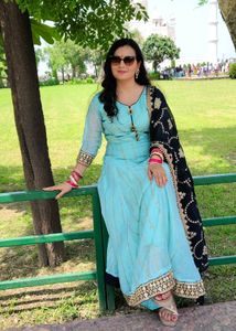 Beautiful Sky Blue Kurta Set