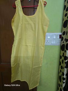Beautiful Yellow Embroidered Kurta