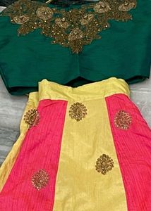 Embroidered Lehenga Choli Set
