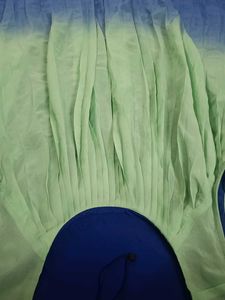 Ombre Pleated Maxi Dress