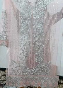 Stunning Grey Embroidered Kurta Set