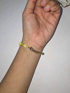 Cute y2k Handmade Daisy Beaded Bracelet