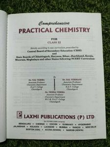 Practical Chemistry for Class XI