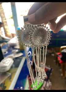 Silver Boho Dangle Earrings