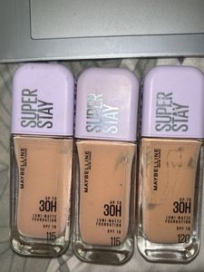Maybelline Super Stay Foundation Bundle