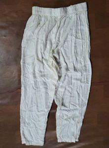 Comfortable Cream Palazzos