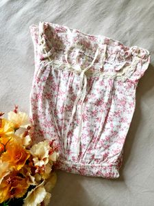 ➨🆕️White Floral Top