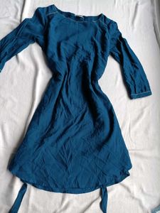 Teal Blue Ethnic Dress Material