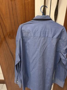 Men's Blue Long Sleeve Shirt