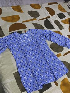 Lavender Printed Kurti