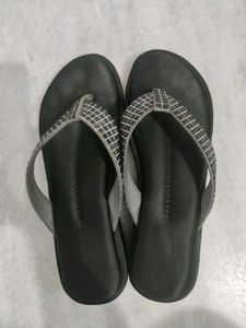 Sparkly Wedge Flip-Flops
