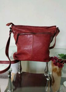 Woven Leather Crossbody Bag