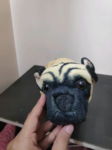 Brown Pug Dog StuffedSoft Toy
