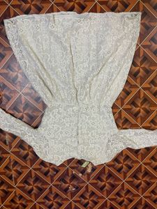 Chic Lace Long Sleeve Mini Dress