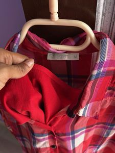 Oxygen brand Sleeveless Red Plaid Dress