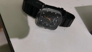 Timex Black Square Dial Watch