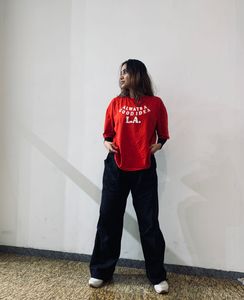 Red Graphic T-Shirt "Always a Good Idea L.A."