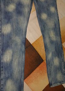 Red Chief Men's Distressed Blue Jeans