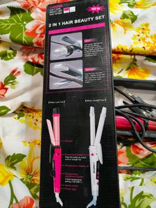 Nova 2 In 1 Straightener And Curler
