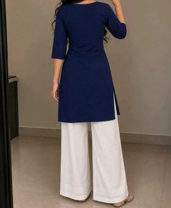 100% Cotton Embroidered Daily Wear Kurti