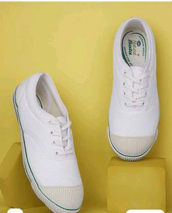 Classic White Canvas Sneakers