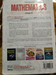 New Simplified Mathematics Class X by S.L arora