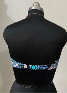 Stylish Printed Bandeau Bikini Top