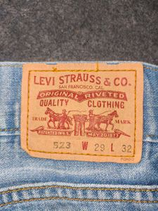 Levi's 523 'Straight Fit' Jeans (Light Wash)