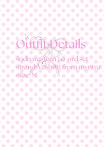 Pink Floral Print co-ord set