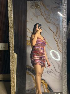 Ruched Bodycon Mini Dress