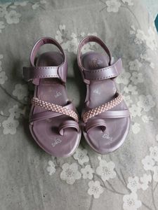 Sparkling Lilac Sandals for Girls