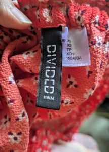 H&amp;M Floral Print Off-Shoulder Dress
