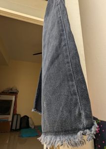 Charcoal Color Women Jeans Denim