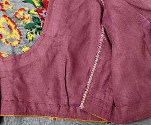 Exquisite Bridal Purple Embroidered Blouse