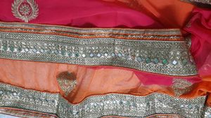 lehga saree Heavy Embroidered