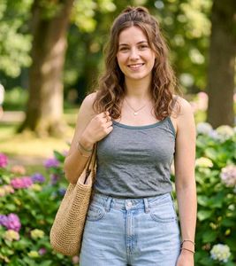 Casual Grey Tank Top