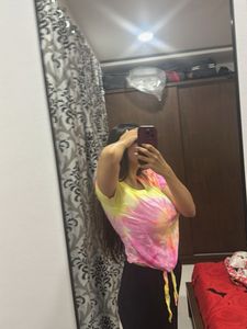 Tie-Dye Cropped T-Shirt