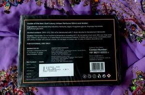 Vokka Oud Perfume &amp; Wallet Gift Set