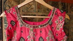 Sale NEW Embroidered Pink NAIRA LARGE SIZE