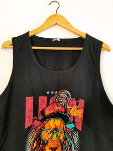 Black Printed Tee (Men's)