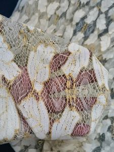 Elegant Yellow Net Top / Dress Fabric 👗