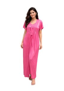 Elegant Pink Maxi Nightgown