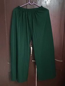 Pleated Palazzo Pants